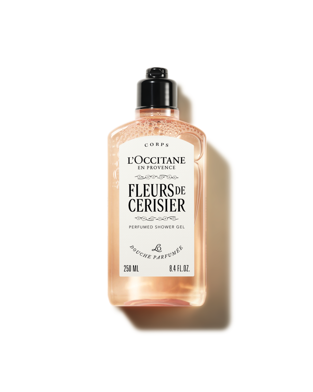 Sabonete L&iacute;quido Corporal Perfumado Fleurs de Cerisier (Flor de Cerejeira)